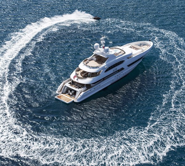 Aerial View With Jetski Running