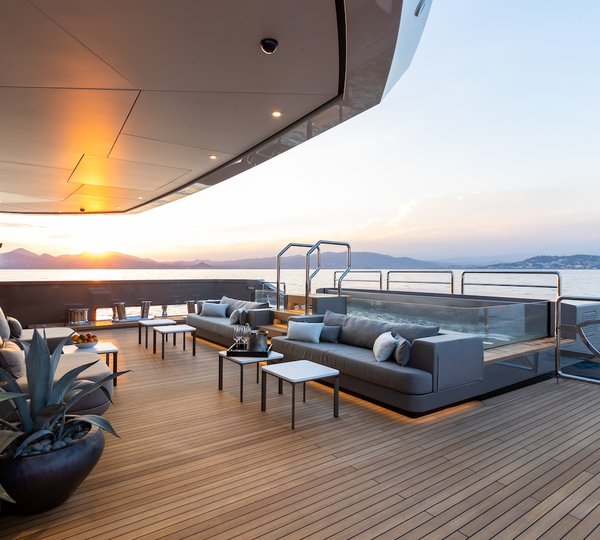 Aft Deck Jacuzzi And Seating Area