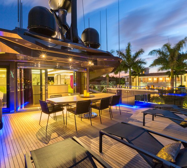 Aft Deck After Sunset