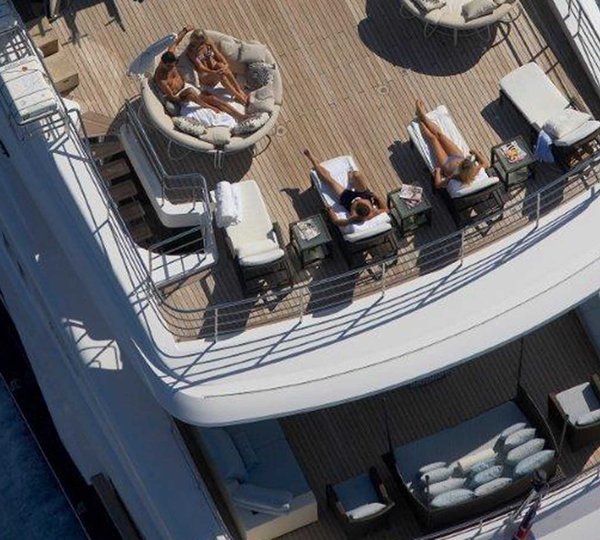 Aft Deck Close Up - Aerial View