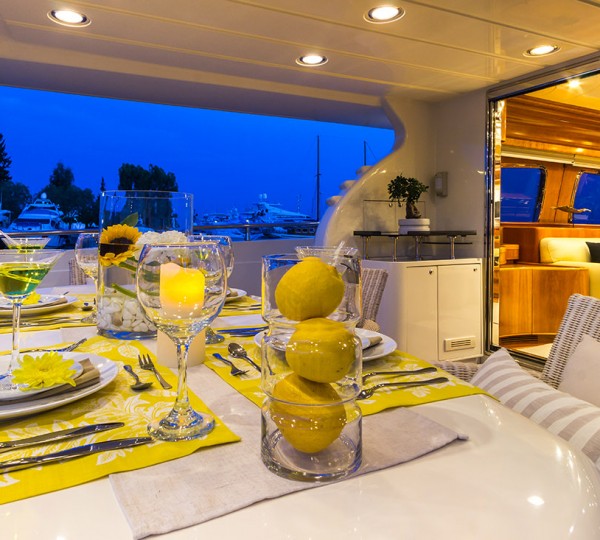 Aft Deck Dining - Dinner