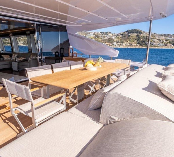 Aft Deck Dining And Relax