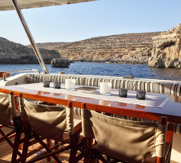 Aft Deck Dining Possibility For Fabulous Views