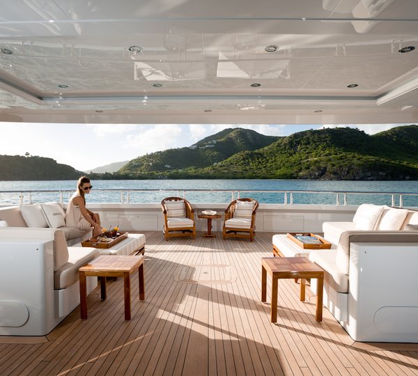 Aft Deck Lounging Area