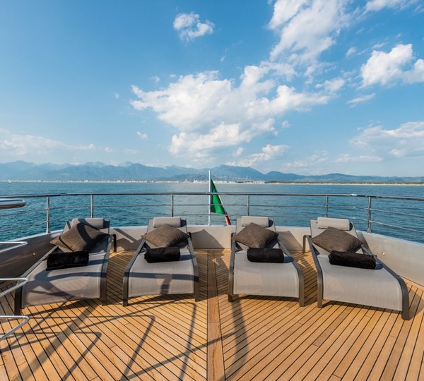 Aft Deck Sunbathing
