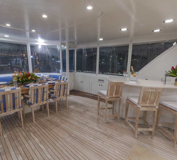 Aft Deck Wtih Al Fresco Dining Area