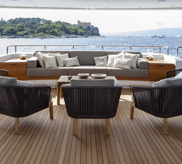 Aft Main Deck Extrior Seating Area