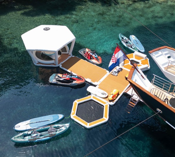 Aft View With Water Toys