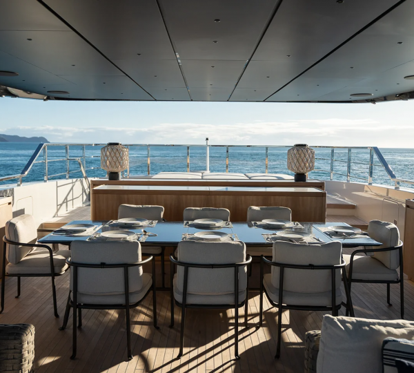 Al Fresco Dining Area On Sun Deck