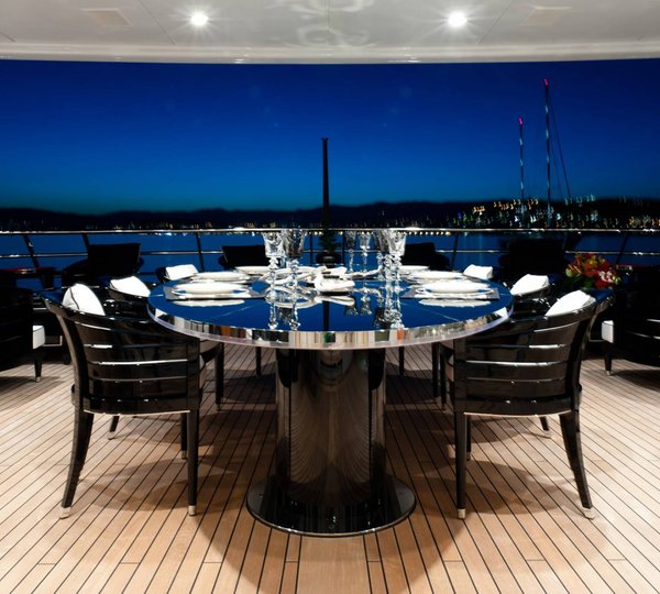 Alfreco Dining In The Evening