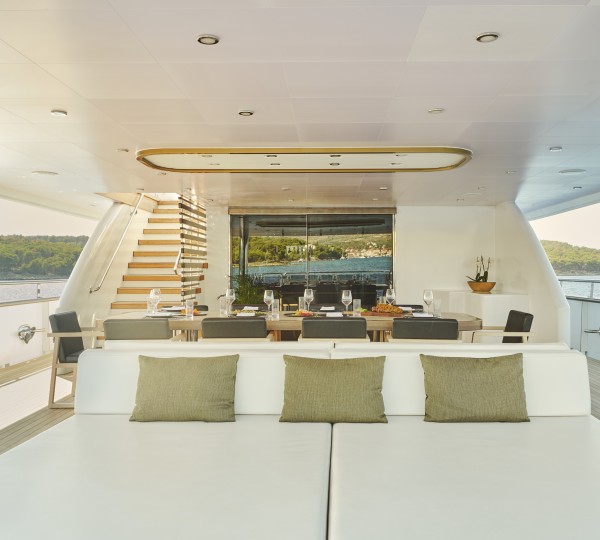 Alfresco Dining And Sunbathing