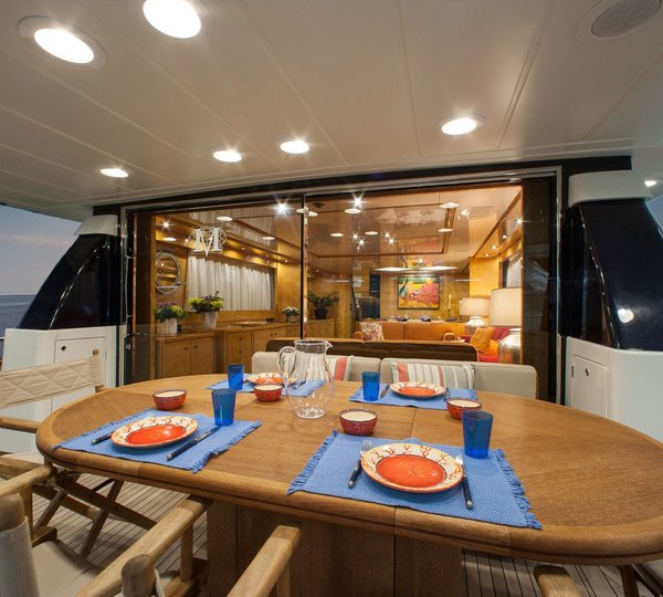 Alfresco Dining Area On Main Deck Aft