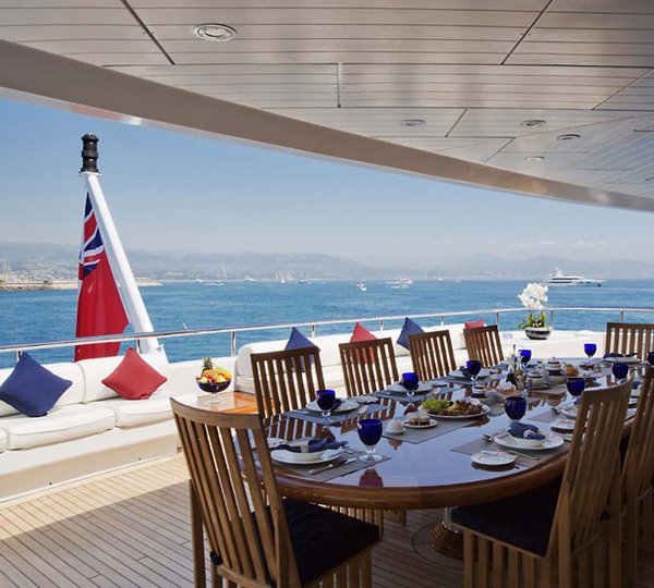 Alfresco Dining Option On The Aft Deck
