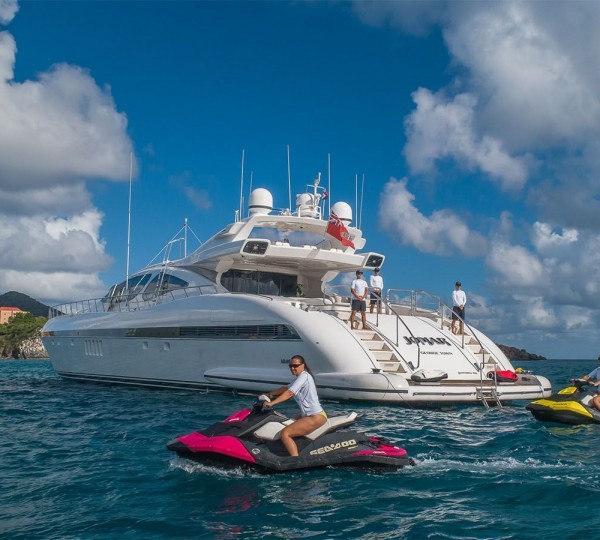At Anchor With Jetskis