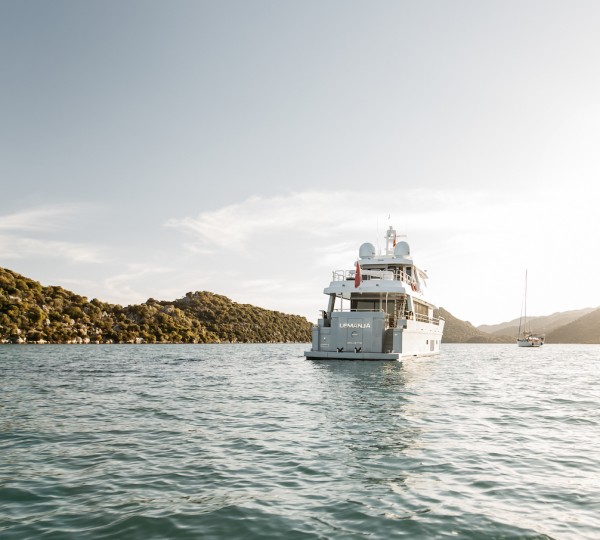 Aft View Of The Yacht