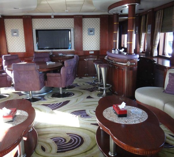 Bar And Seating In Salon