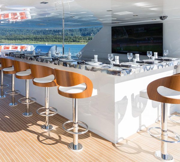 Bar Area On Sun Deck