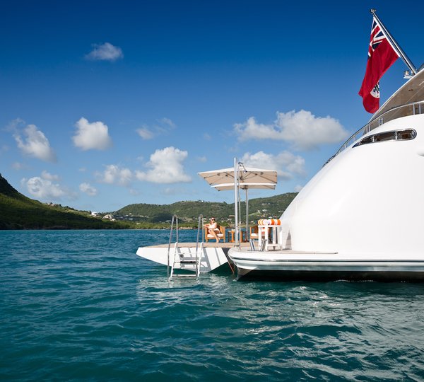 Beach Club Swim Platform Detail