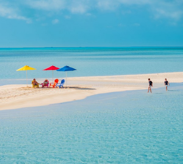 Beach Relaxation On A Yacht Holiday