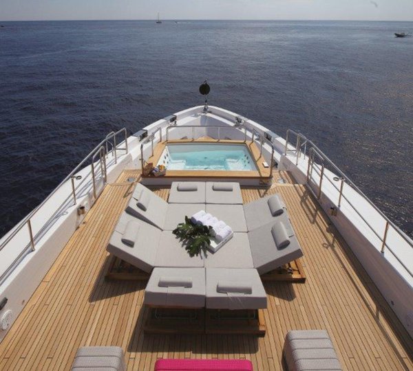 Benetti Mediterraneo 116 Foredeck Bow