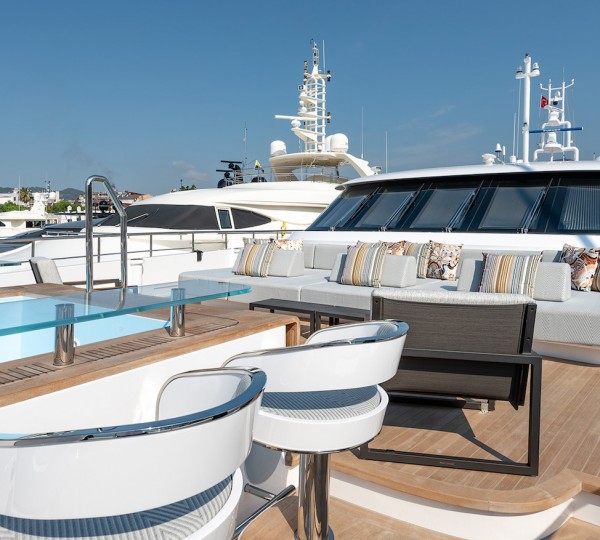 Bow Jacuzzi And Sunbathing Area