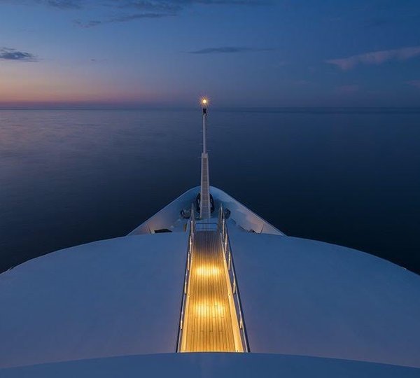 Bow Towards The Horizon At Night