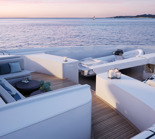 Bow With Tender Storage And Seating Area