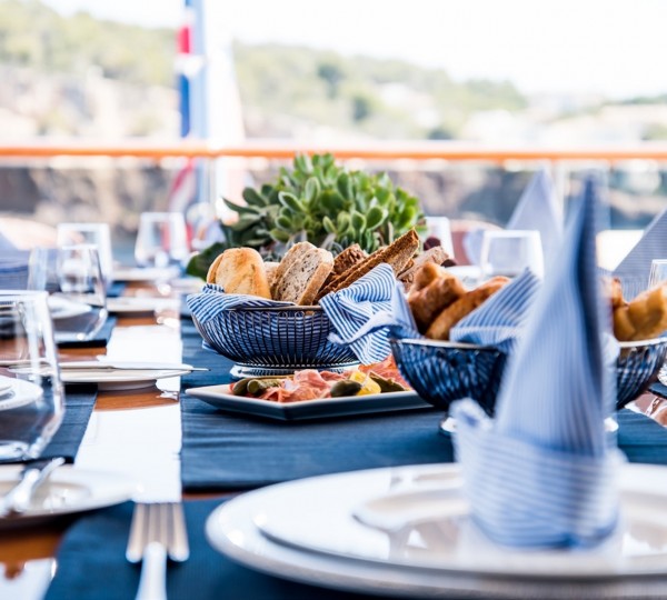 Breakfast On Board The Yacht