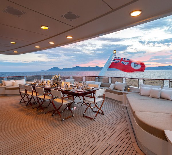Bridge Deck At Sunset