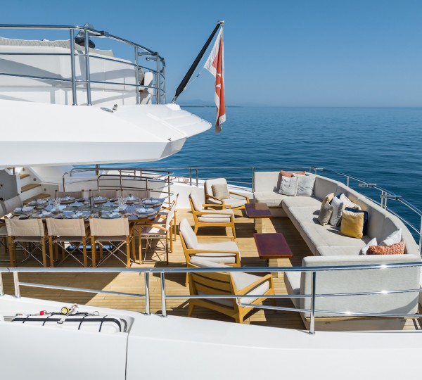 Bridge Deck Seating And Dining Area