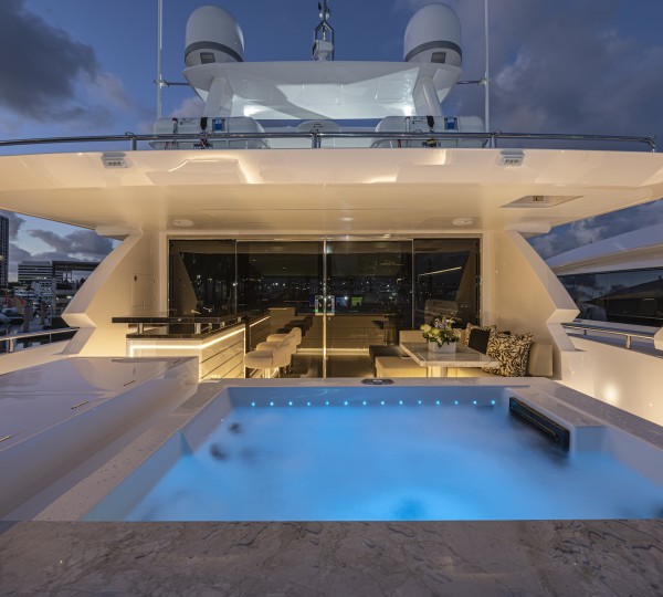 Bridge Deck With Jacuzzi By Night