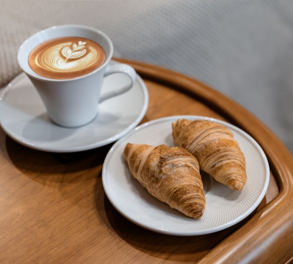 Cappuccino And Croissant