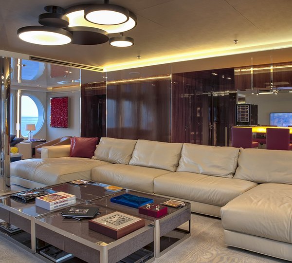 Comfortable Sofa In The Saloon