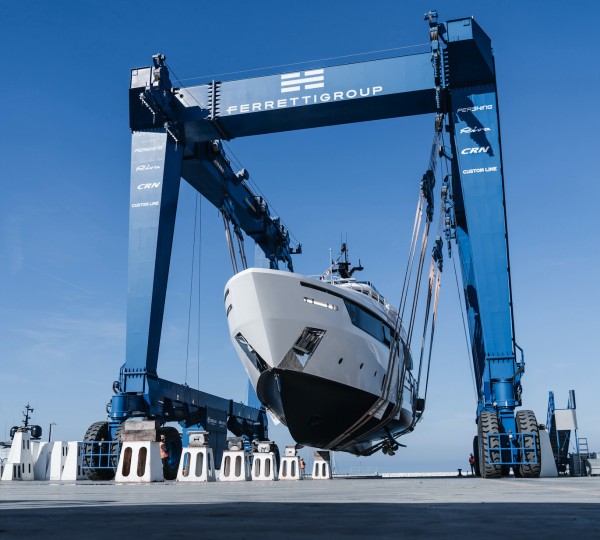 Custom Line Yacht Ready For Launch