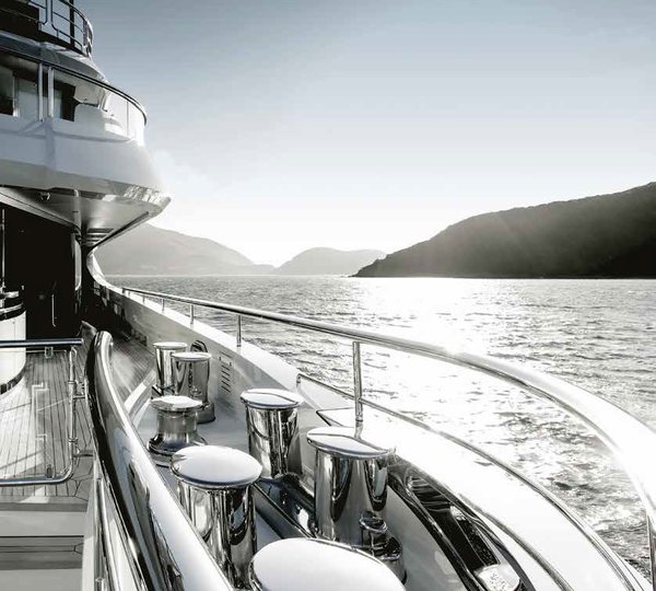 Detail Of The Lurssen Yacht
