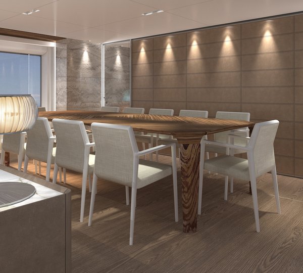 Dining Area In The Saloon