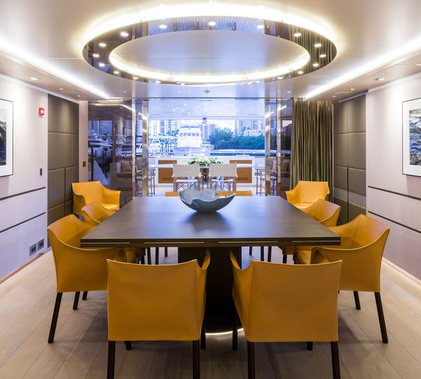 Dining Area Looking At The Main Aft Deck