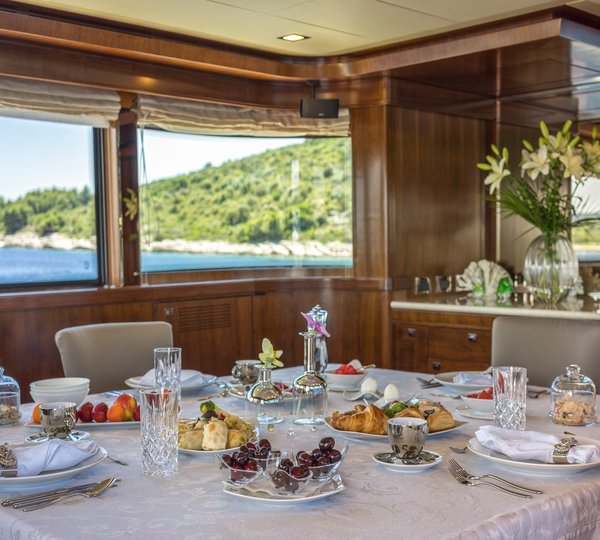 Dining In Bridge Deck Saloon