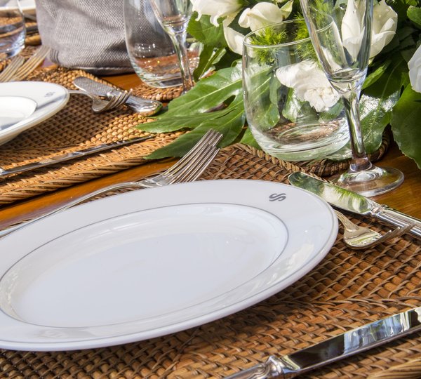 Dining Set Up Close Up