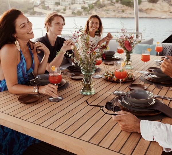 Dinner Aboard - Yachting Lifestyle