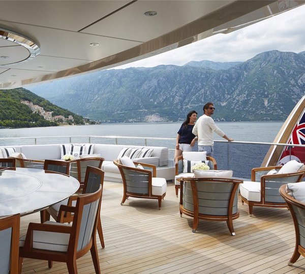 Enjoying The View From The Aft Deck