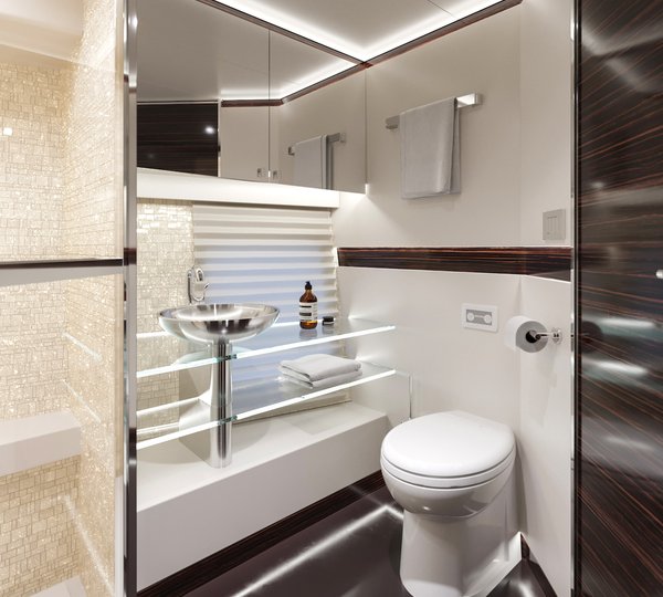 Ensuite Bathroom In Owners Cabin