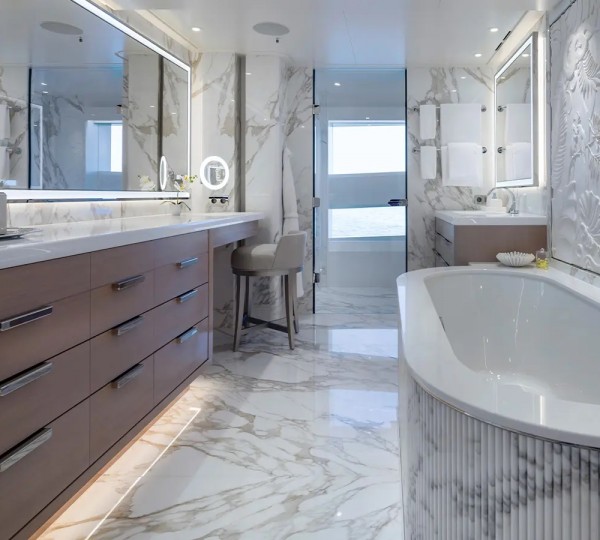 Ensuite Master Bathroom  - Photo © Heesen Yachts