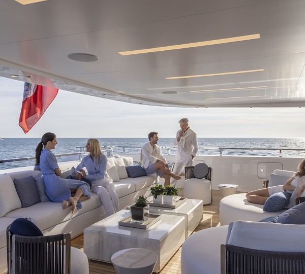 Family Relaxing On Yacht - Lifestyle