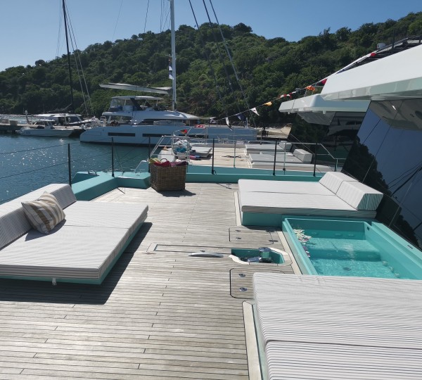 Fore Deck Sunbathing And Jacuzzi