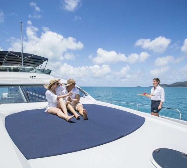 Foredeck Sunbathing Area - Lifestyle