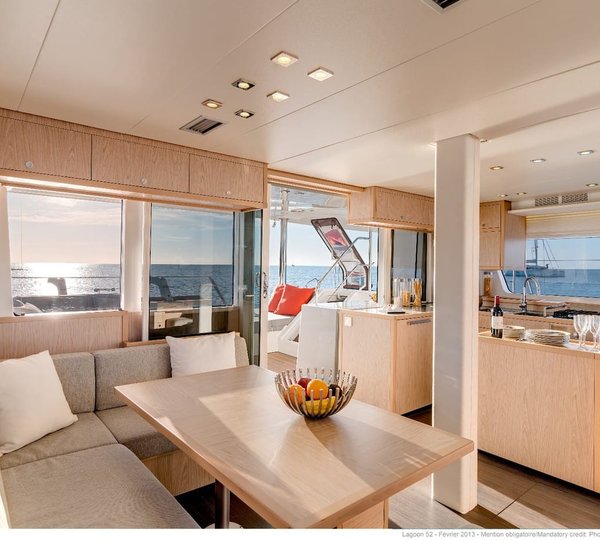 Galley And Dining Area