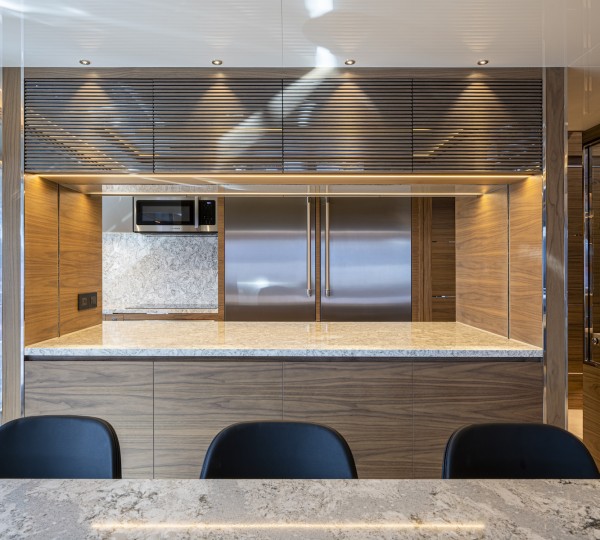 Galley With A Partition