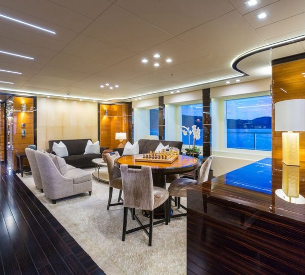 Games Area Inside The Yacht