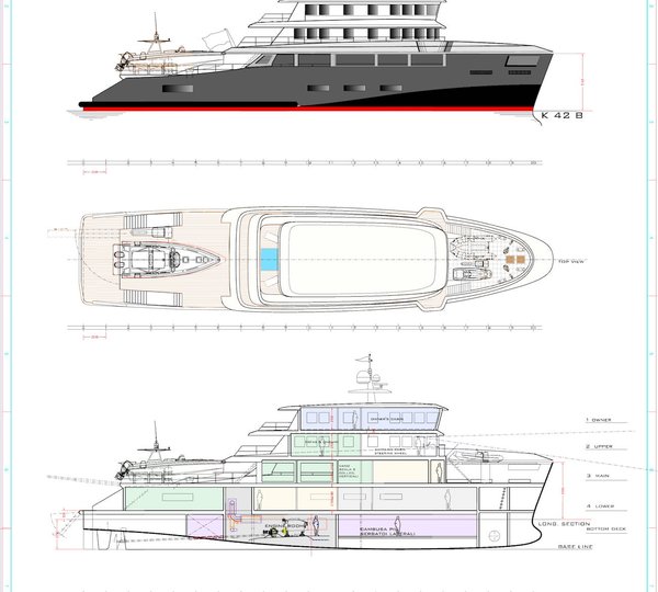 General Plans GA - Motor Yacht K42